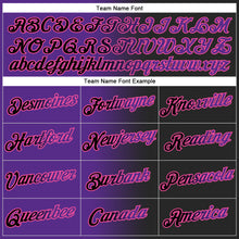 Charger l&#39;image dans la galerie, Custom Stitched Black Purple-Pink Gradient Fashion Sports Pullover Sweatshirt Hoodie
