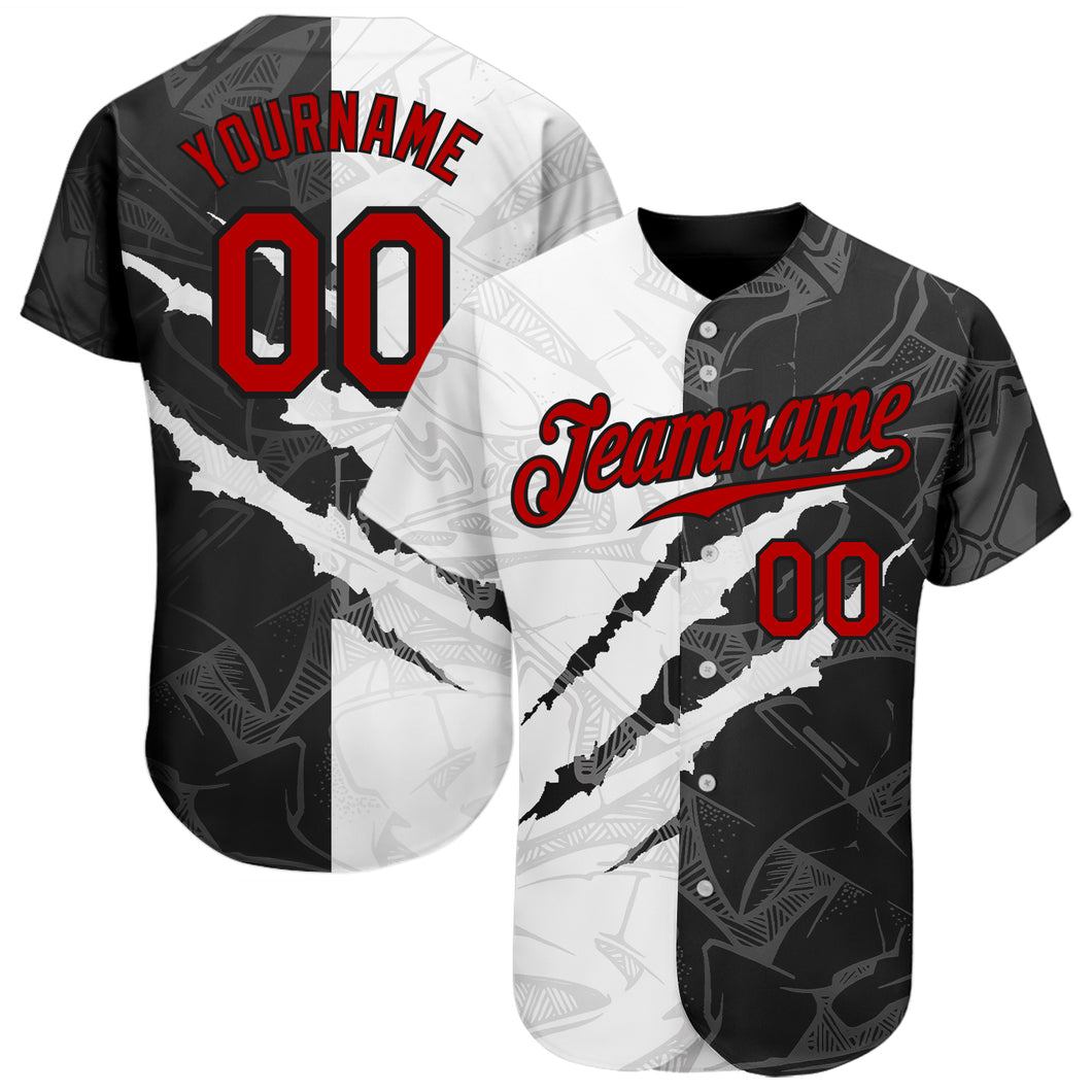 Cheap Custom Gray Navy Pinstripe Red Authentic Baseball Jersey Free  Shipping – CustomJerseysPro