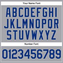 Load image into Gallery viewer, Custom Gray Royal-Red Authentic Sleeveless Baseball Jersey
