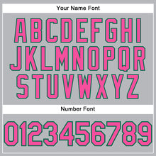Загрузить изображение в средство просмотра галереи, Custom Gray Pink-Kelly Green Performance T-Shirt
