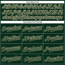 Load image into Gallery viewer, Custom Green Green-Cream Authentic Baseball Jersey
