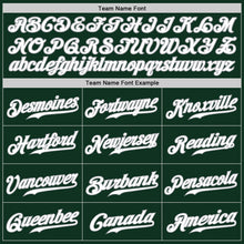Load image into Gallery viewer, Custom Green White-Gray Authentic Baseball Jersey

