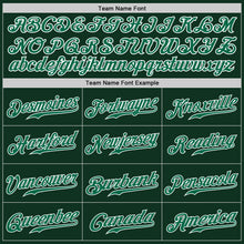 Load image into Gallery viewer, Custom Green Kelly Green-White Authentic Baseball Jersey
