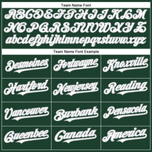 Load image into Gallery viewer, Custom Green White-Gray Authentic Baseball Jersey
