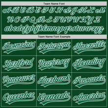 Load image into Gallery viewer, Custom Green Kelly Green-White Authentic Throwback Baseball Jersey
