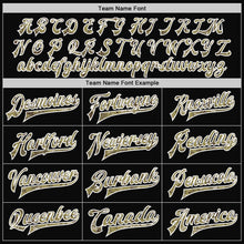 Load image into Gallery viewer, Custom Black Camo-White Bomber Full-Snap Varsity Letterman Jacket
