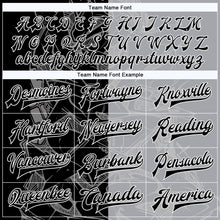 Загрузить изображение в средство просмотра галереи, Custom Graffiti Pattern Black-Gray Scratch 3D Bomber Full-Snap Varsity Letterman Jacket
