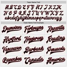 Загрузить изображение в средство просмотра галереи, Custom White Black Maroon-Cream Bomber Full-Snap Varsity Letterman Two Tone Jacket
