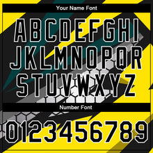 Laden Sie das Bild in den Galerie-Viewer, Custom Gold Black-Old Gold 3D Pattern Design Bomber Full-Snap Varsity Letterman Jacket
