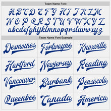 Charger l&#39;image dans la galerie, Custom White Royal-Red Bomber Full-Snap Varsity Letterman Jacket
