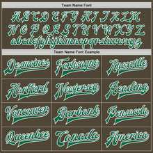 Загрузить изображение в средство просмотра галереи, Custom Olive Kelly Green-White Bomber Full-Snap Varsity Letterman Salute To Service Jacket
