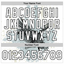 Laden Sie das Bild in den Galerie-Viewer, Custom White Black Eagle 3D Pattern Design Bomber Full-Snap Varsity Letterman Jacket
