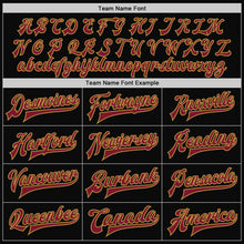 Load image into Gallery viewer, Custom Black Old Gold-Crimson Bomber Full-Snap Varsity Letterman Two Tone Jacket
