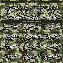 Laden Sie das Bild in den Galerie-Viewer, Custom Camo Black-White Geometric Camouflage 3D Bomber Full-Snap Varsity Letterman Salute To Service Jacket
