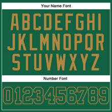 Load image into Gallery viewer, Custom Kelly Green Kelly Green-Old Gold Authentic Baseball Jersey
