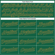 Load image into Gallery viewer, Custom Kelly Green Kelly Green-Old Gold Authentic Baseball Jersey
