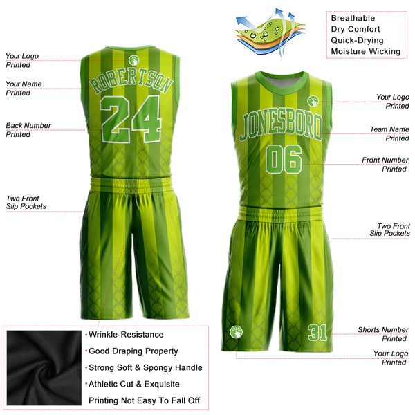 Cheap Custom Neon Green Green Authentic Throwback Basketball Jersey Free  Shipping – CustomJerseysPro