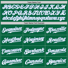 Laden Sie das Bild in den Galerie-Viewer, Custom Kelly Green White-Light Blue Authentic Baseball Jersey
