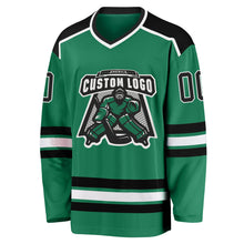 Laden Sie das Bild in den Galerie-Viewer, Custom Kelly Green Black-White Hockey Jersey
