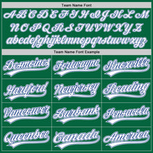 Laden Sie das Bild in den Galerie-Viewer, Custom Kelly Green White-Royal Authentic Baseball Jersey
