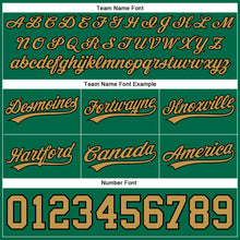 Charger l&#39;image dans la galerie, Custom Kelly Green Old Gold-Black Authentic Basketball Shorts
