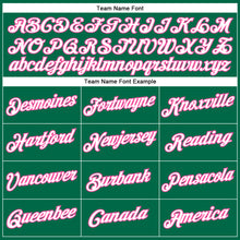 Загрузить изображение в средство просмотра галереи, Custom Kelly Green White-Pink Performance T-Shirt
