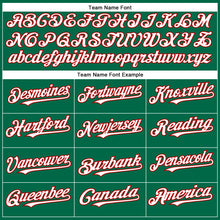 Laden Sie das Bild in den Galerie-Viewer, Custom Kelly Green White-Red Authentic Baseball Jersey
