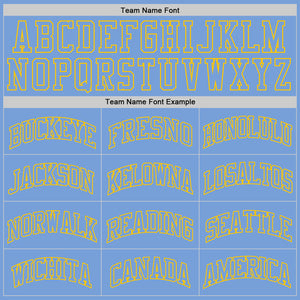 Custom Light Blue Light Blue-Gold Authentic Throwback Basketball Jersey