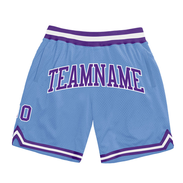light blue lakers shorts