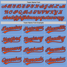 Charger l&#39;image dans la galerie, Custom Light Blue Orange-Royal Authentic Baseball Jersey
