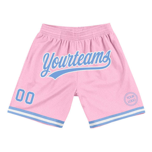Your Team Men's Pink Panther Basketball Jersey Suit Mesh Breathable Shorts Pink L, Size: Large