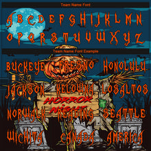 Laden Sie das Bild in den Galerie-Viewer, Custom 3D Pattern Halloween Pumpkins Horror Night Long Sleeve Performance T-Shirt
