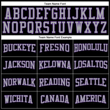 Загрузить изображение в средство просмотра галереи, Custom Black Gray-Purple Long Sleeve Performance T-Shirt
