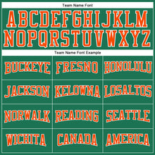 Charger l&#39;image dans la galerie, Custom Kelly Green Orange-White Long Sleeve Performance Salute To Service T-Shirt

