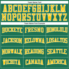Charger l&#39;image dans la galerie, Custom Kelly Green Gold-White Long Sleeve Performance Salute To Service T-Shirt
