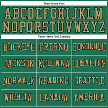 Charger l&#39;image dans la galerie, Custom Kelly Green Old Gold-Black Long Sleeve Performance Salute To Service T-Shirt
