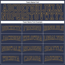 Загрузить изображение в средство просмотра галереи, Custom Navy Navy-Old Gold Long Sleeve Performance Salute To Service T-Shirt
