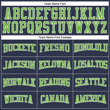 Загрузить изображение в средство просмотра галереи, Custom Navy Neon Green-White Long Sleeve Performance Salute To Service T-Shirt
