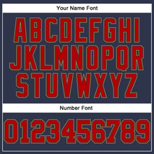 Загрузить изображение в средство просмотра галереи, Custom Navy Red-Old Gold Long Sleeve Performance Salute To Service T-Shirt
