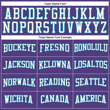 Laden Sie das Bild in den Galerie-Viewer, Custom Purple Teal-White Long Sleeve Performance T-Shirt
