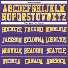 Laden Sie das Bild in den Galerie-Viewer, Custom Purple Gold-White Long Sleeve Performance T-Shirt
