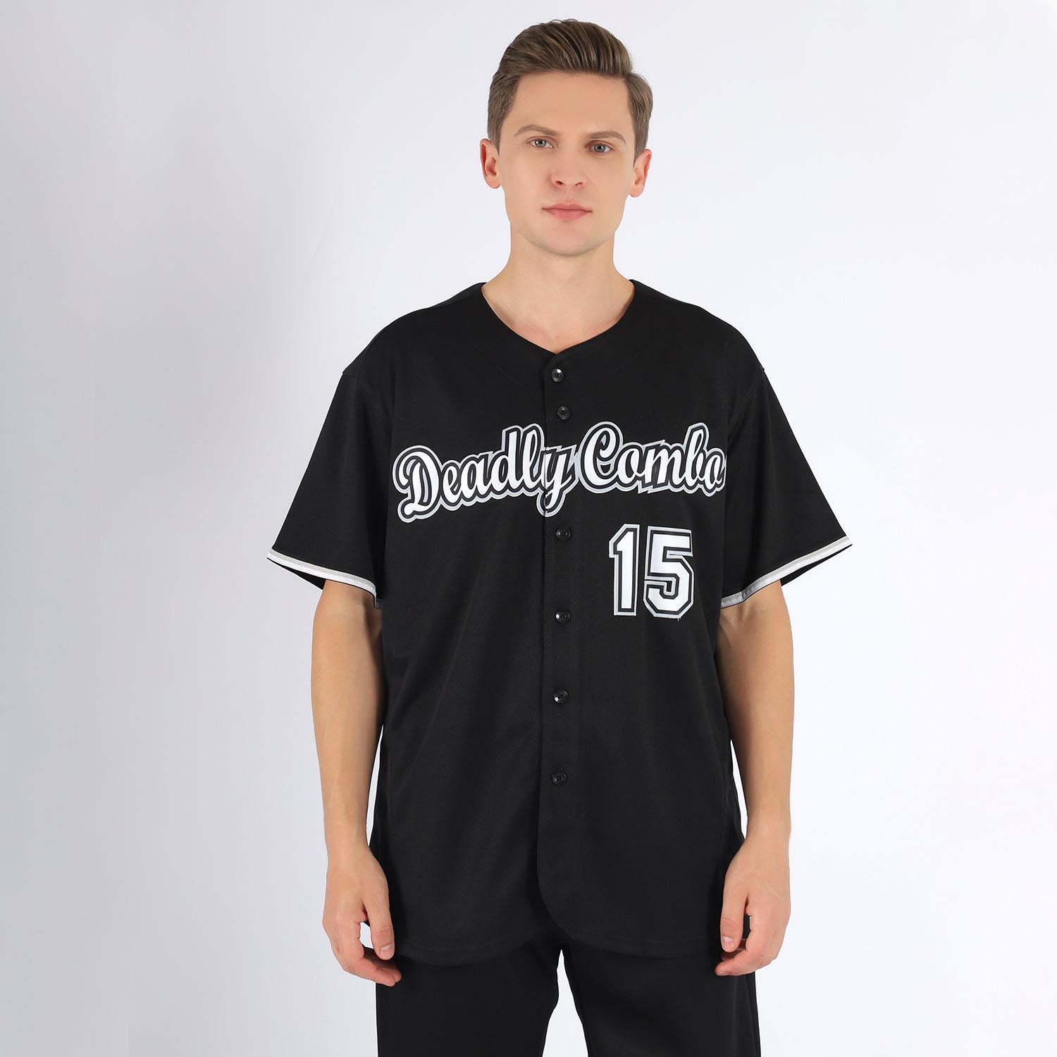 Custom Black White-Gray Baseball Jersey – CustomJerseysPro