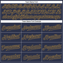 Laden Sie das Bild in den Galerie-Viewer, Custom Navy Navy-Old Gold Authentic Baseball Jersey
