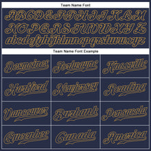 Charger l&#39;image dans la galerie, Custom Navy Navy-Old Gold Authentic Sleeveless Baseball Jersey
