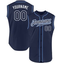 Charger l&#39;image dans la galerie, Custom Navy Navy-White Authentic Sleeveless Baseball Jersey

