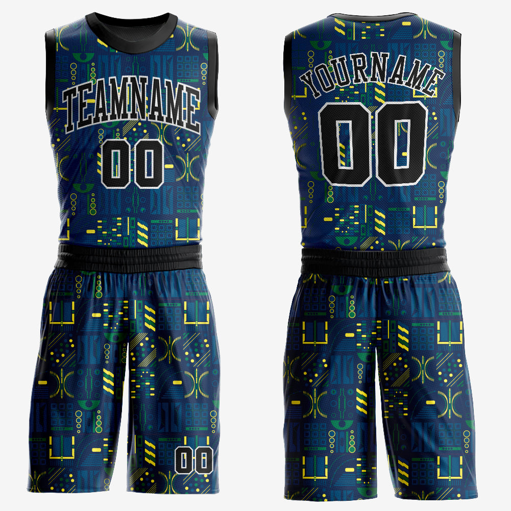 Custom Navy Basketball Jersey  Custom basketball, Basketball