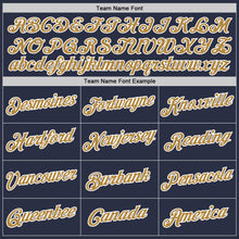 Charger l&#39;image dans la galerie, Custom Navy Old Gold-White Performance T-Shirt
