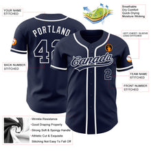 Load image into Gallery viewer, Custom Navy Navy-White Authentic Baseball Jersey
