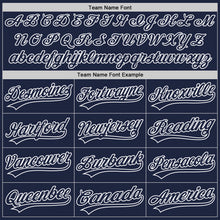 Load image into Gallery viewer, Custom Navy Navy-White Authentic Baseball Jersey

