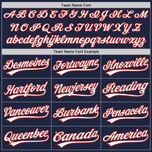 Charger l&#39;image dans la galerie, Custom Navy White-Red Authentic Baseball Jersey

